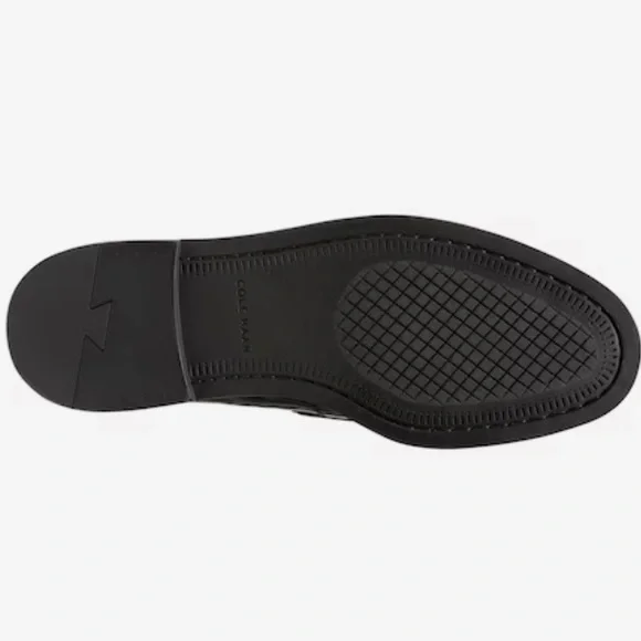 NWOB Men’s Cole Haan Pinch Prep Penny Loafer In Brush-off Black Size 9.5. - Picture 2 of 10